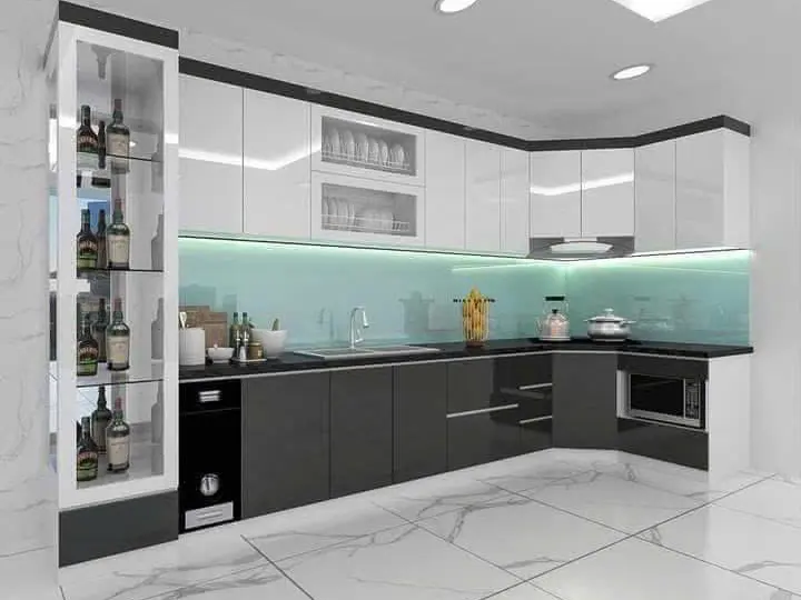 Mẫu tủ bếp do Nội thất 268 thiết kế